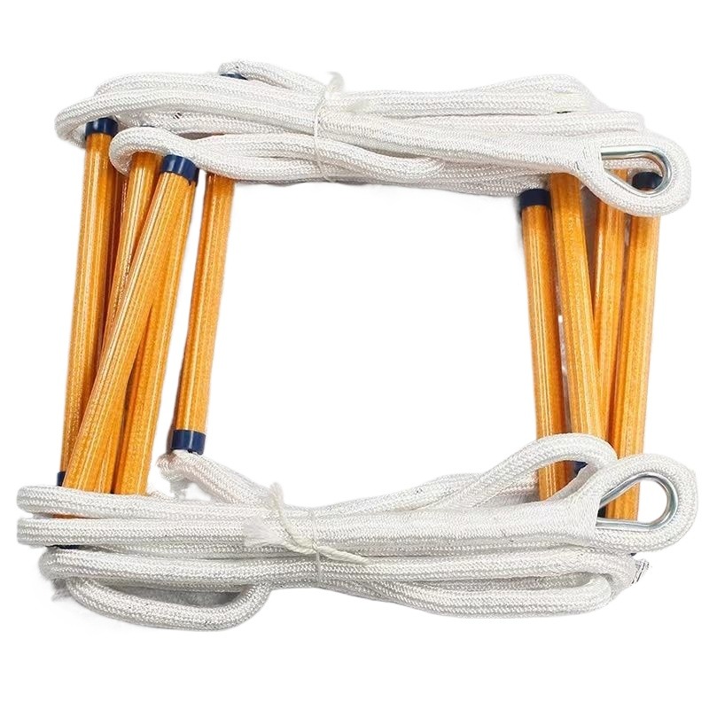 Fire Escape Ladder - ソフトラダー ロープラダー 避難用ソフトラダー 家庭用樹脂製クライミングラダー 滑り止め・耐摩耗性空中作業用ラダー カスタムメイド