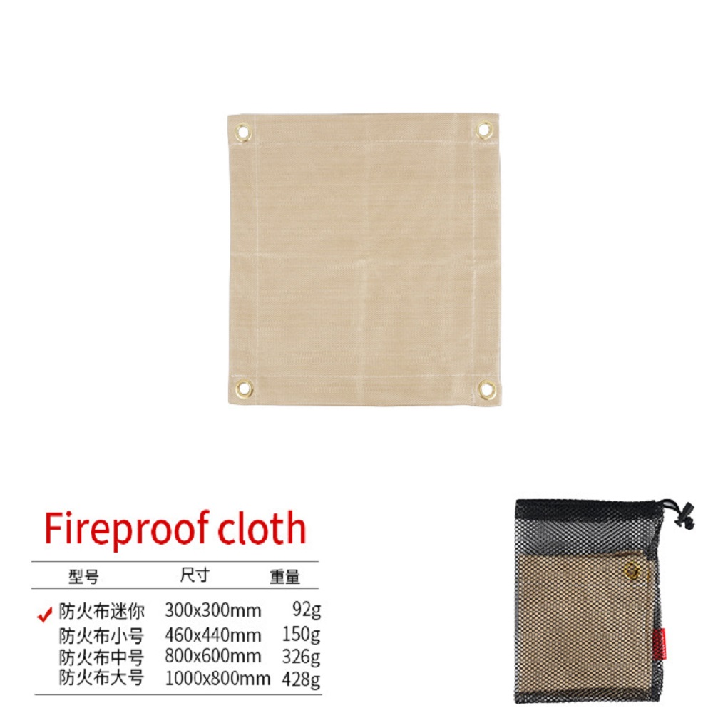 Fire Blanket Kitchen - ファイバーグラス耐火布マット、高耐熱550 ° キャンプ、バーベキュー、焚き火用のCファイヤーブランケット、3サイズ展開。
