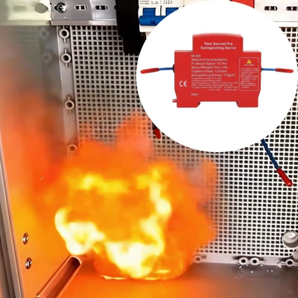 デュアルライン設計の難燃装置 難燃自動起動 自動消火ステッカ - Fire Extinguisher Small のレビューと価格