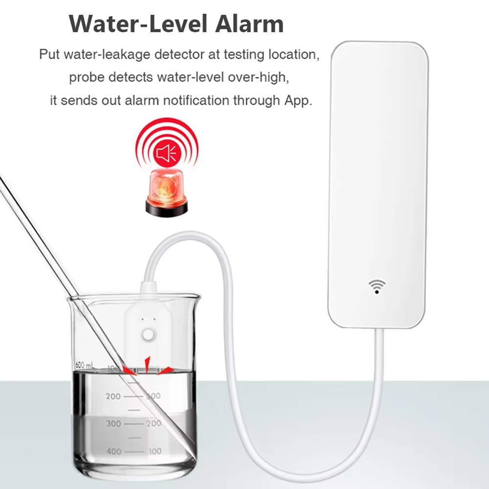 ZigBee WiFi 水漏れセンサー 洪水漏水警報器 Tu - Water Alarm Sensor のレビューと価格