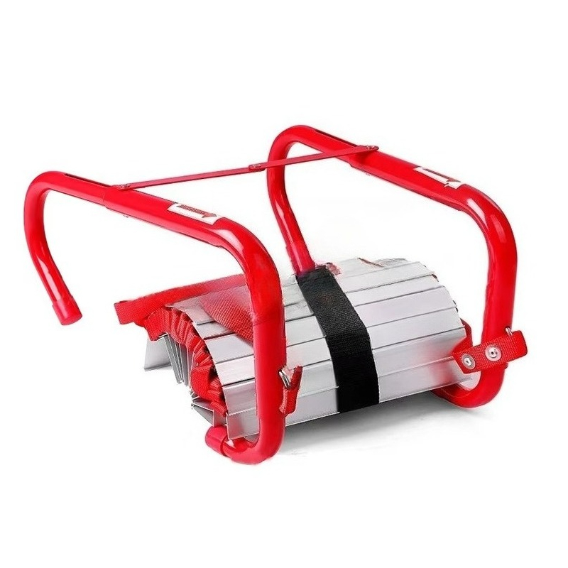 アルミ合金製避難救助用はしご 4m 折りたたみ式伸縮緊急家庭 - Fire Escape Ladder のレビューと価格